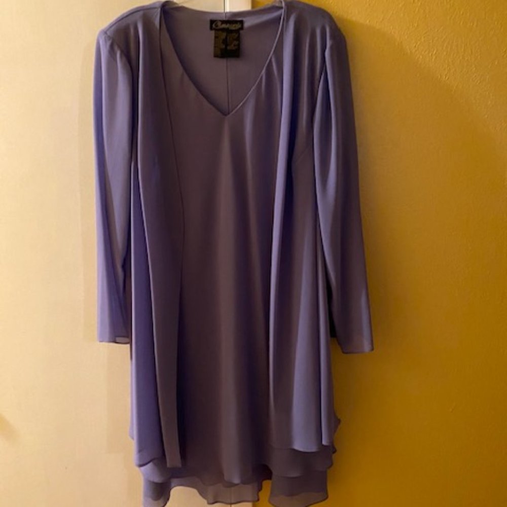 Beautiful Lavender Dress by Componix w/Chiffon